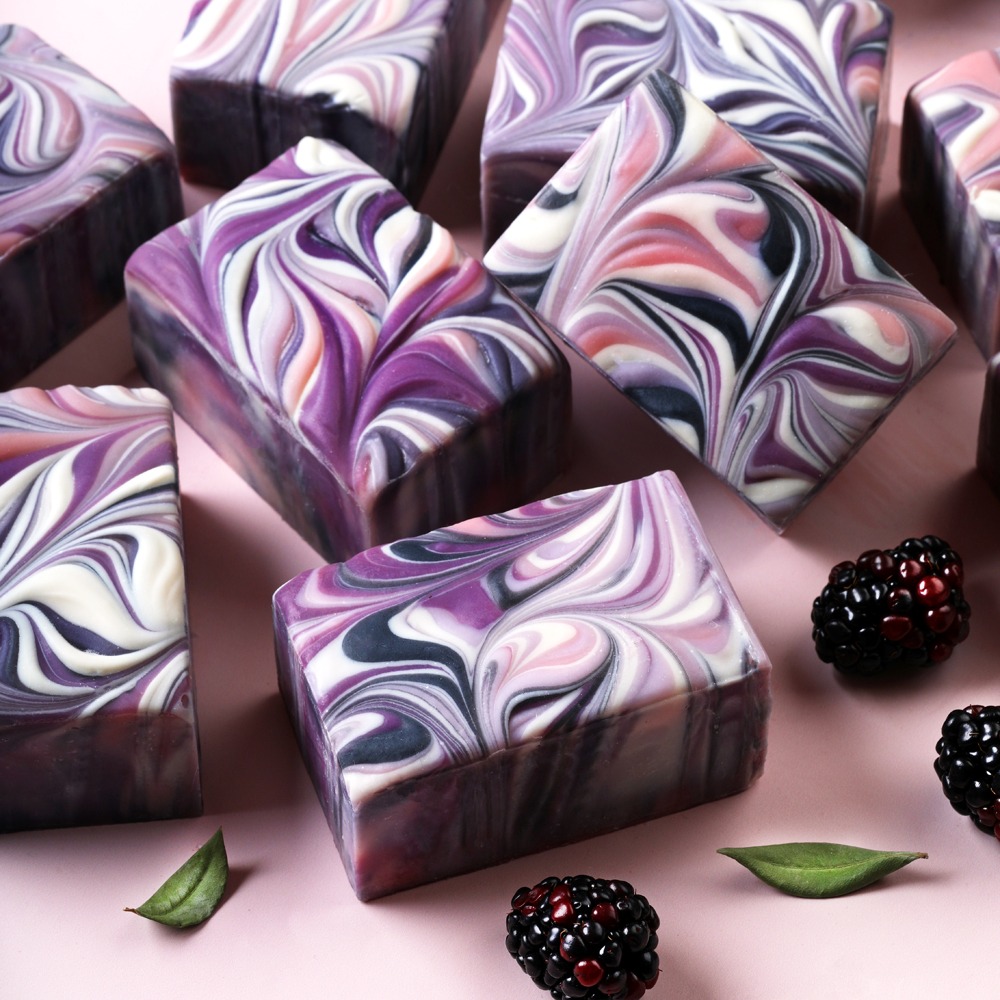 Bramble Swirl Soap Project